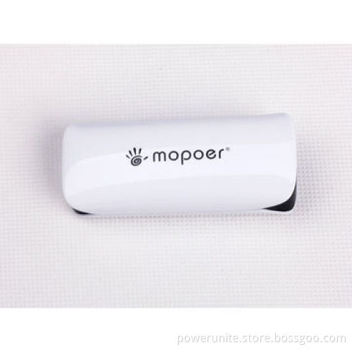 White Color Power Bank with 2,800mAh Capacity, LED Torch
